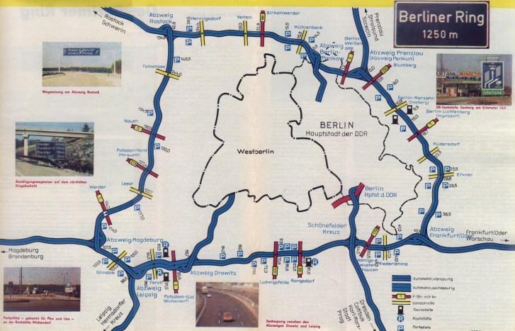 Berliner Ring A10 Karte